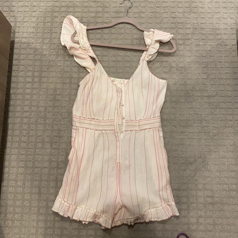 LoveShack Fancy Size 4 stripe romper